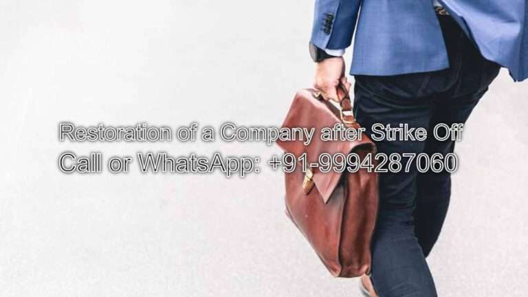 Restoration of a Company after Strike Off: LawyerChennai.com: Hire the best Senior Lawyer in Chennai High Court, Tn, India Near me