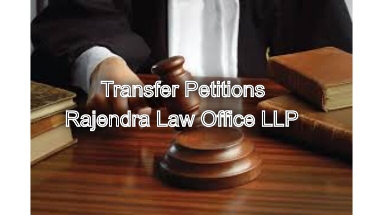 Transfer Petitions: Requesting transfer of cases to SC
