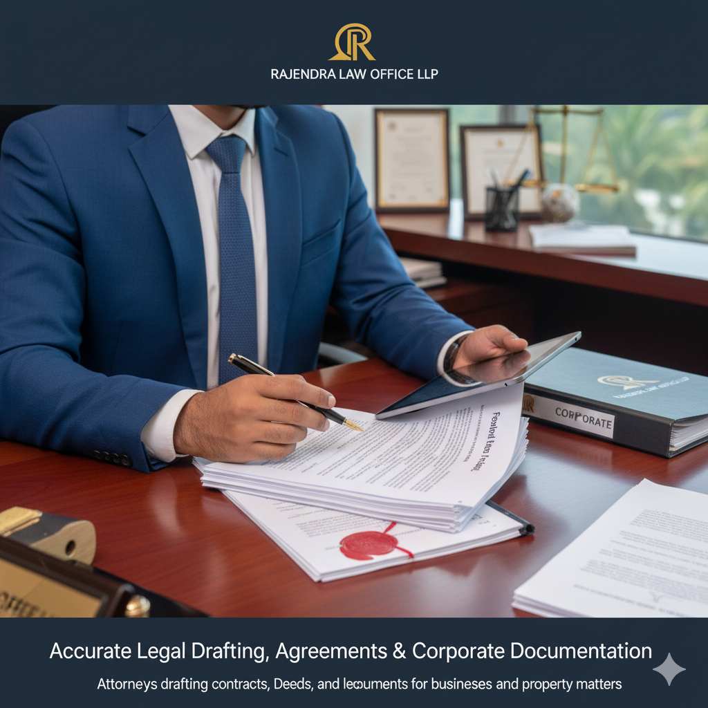 Chennai Lawyers Legal Drafting & Documentation
- Attorneys drafting contracts, deeds, and legal documents for businesses and property matters