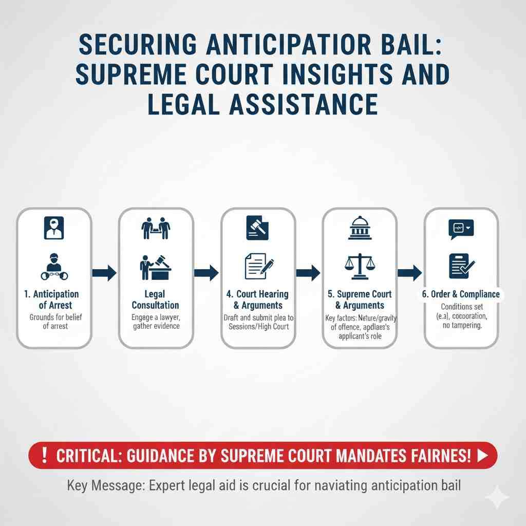 Securing-Anticipatory-Bail_-Supreme-Court-Insights-and-Legal-Assistance Infographic image