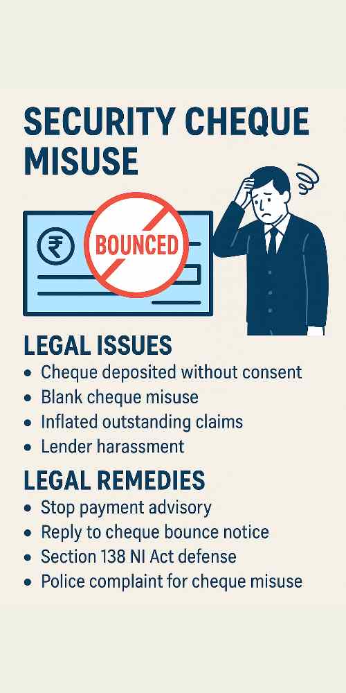 Infographic Security Cheque Misuse Lawyers