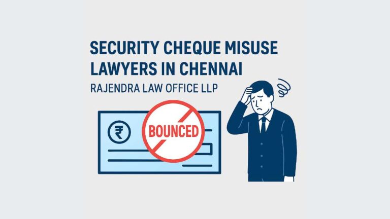 Security Cheque Misuse Lawyers