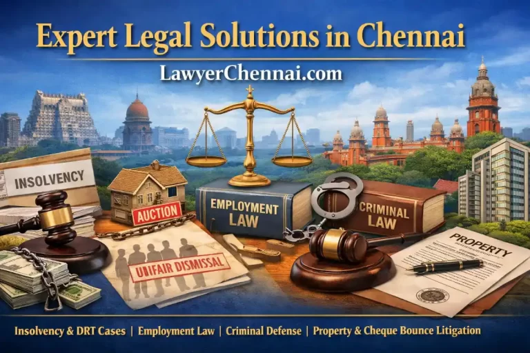 Advocates for Insolvency and DRT Advocates in Chennai – Strategic Asset Protection & Recovery Litigation