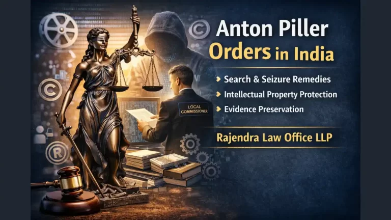 Anton Piller Orders in India | Search & Seizure Remedies in IP Litigation