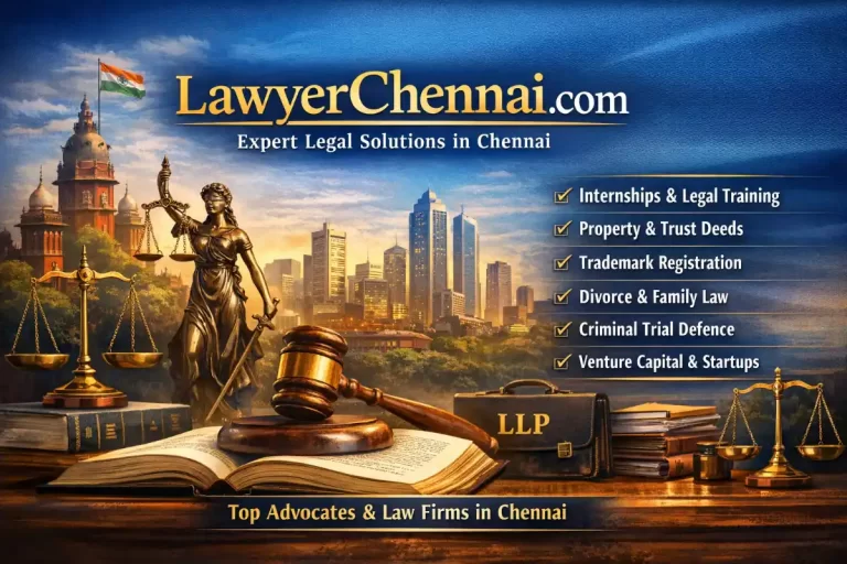 Law Firms in Chennai for Internship, Corporate Advisory & Litigation Excellence