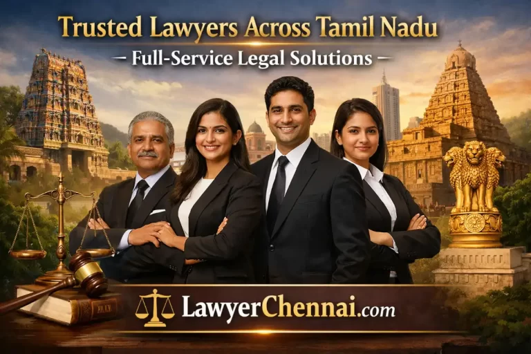 Trusted Lawyers Across Tamil Nadu – Full-Service Legal Solutions