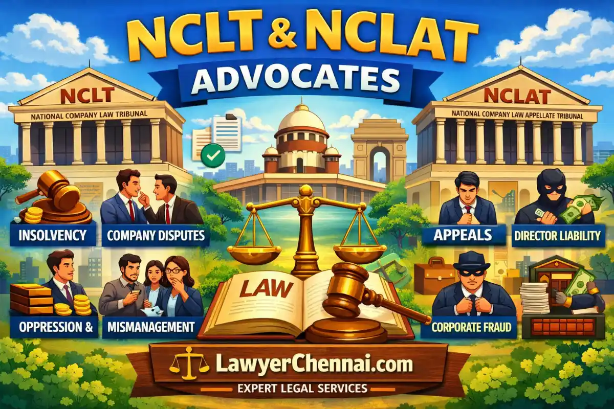 Best NCLT & NCLAT Lawyers in Chennai | Corporate Insolvency, Company Law & Tribunal Representation