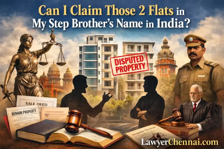 Can I Claim Those 2 Flats Which Are in My Step Brother’s Name?
