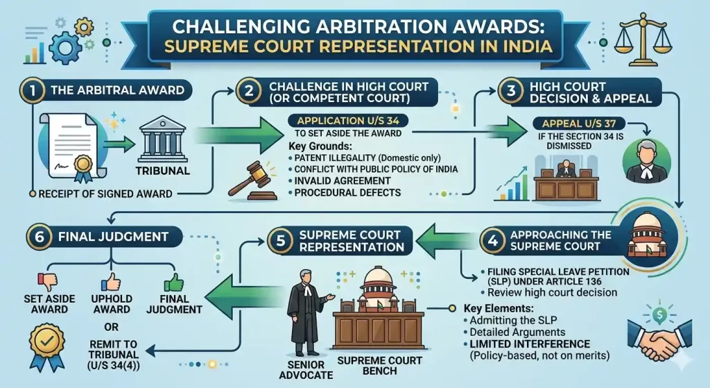 Challenging Arbitration Awards: Supreme Court Representation in India