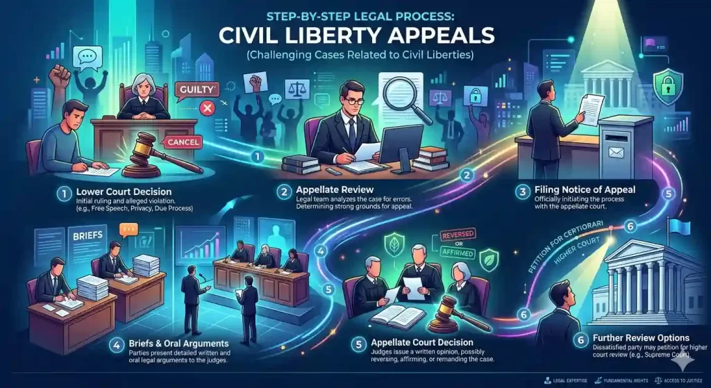 Civil Liberty Appeals: Challenging cases related to civil liberties