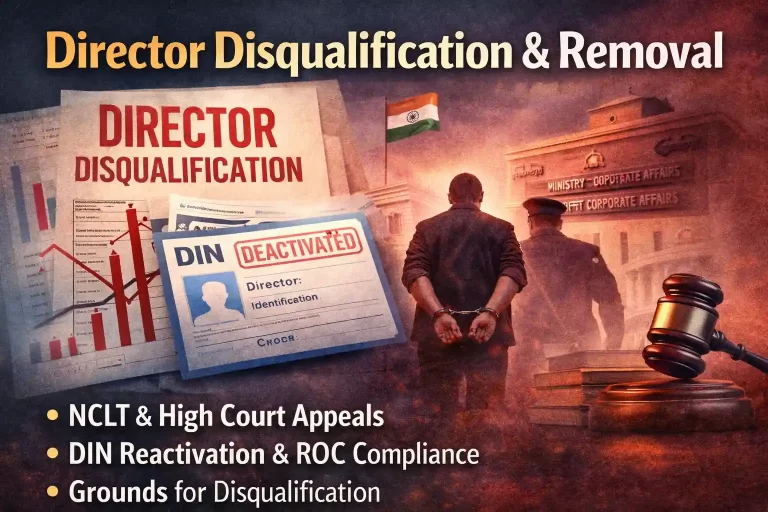Grounds for Director Disqualification and Removal of Disqualification