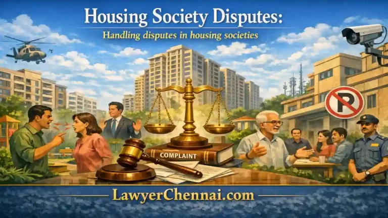Housing Society Disputes: Handling disputes in housing societies