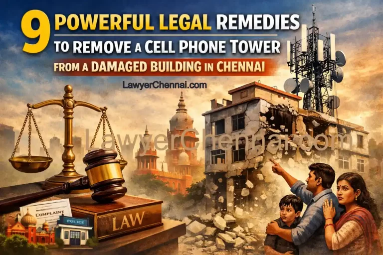 How to Remove a Cell Phone Tower from a Damaged Building: 9 Legal Remedies in Chennai