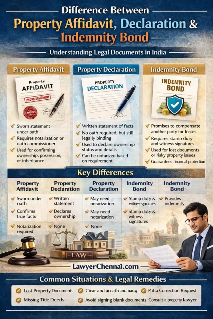 Introduction to Property Affidavits, Declarations, and Indemnity Bonds