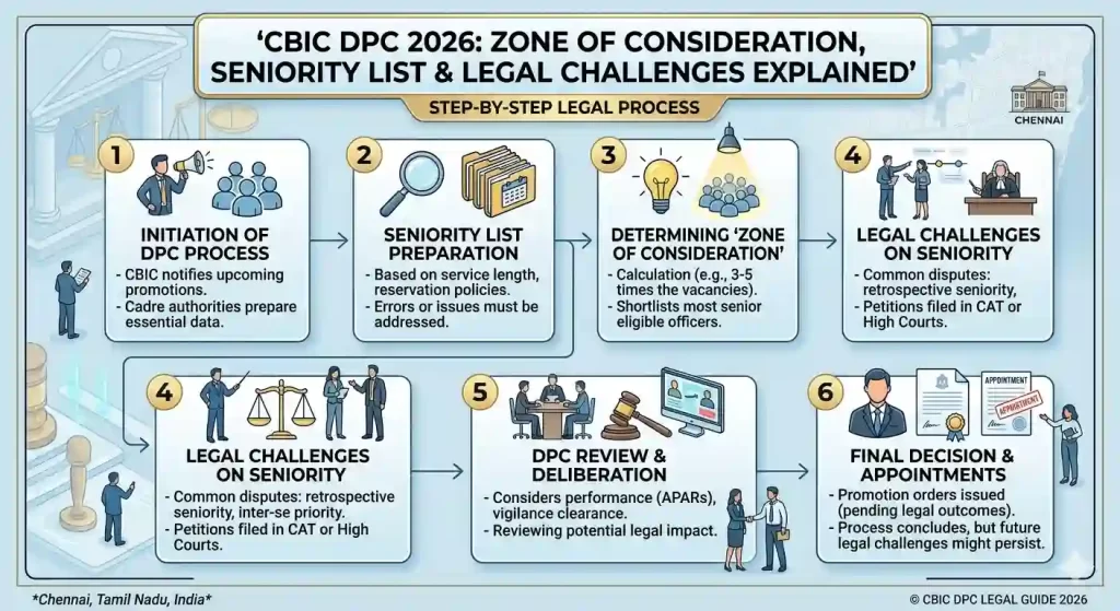 CBIC DPC 2026: Zone of Consideration, Seniority List & Legal Challenges Explained