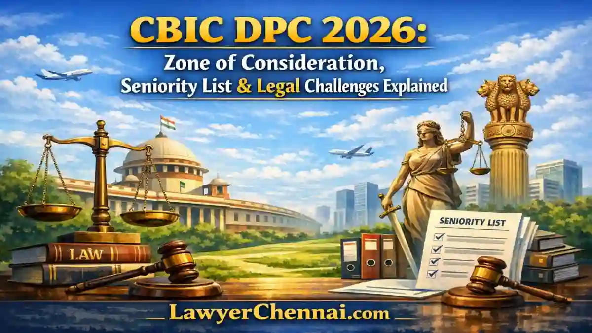 CBIC DPC 2026: Zone of Consideration, Seniority List & Legal Challenges Explained