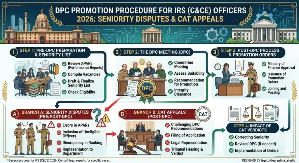 DPC Promotion Procedure IRS C&CE Officers 2026: Seniority Disputes & CAT Appeals