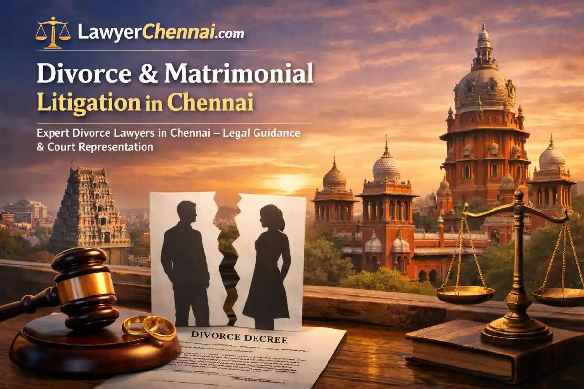 Expert Divorce & Matrimonial Litigation Lawyers in Chennai – Legal Guidance & Court Representation