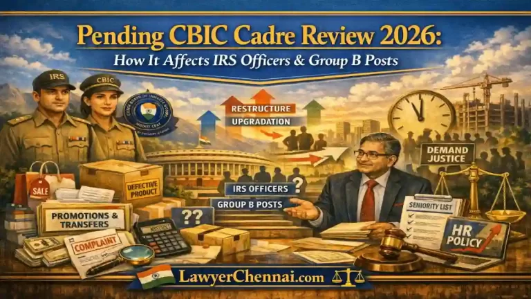 Pending CBIC Cadre Review 2026: How It Affects IRS Officers & Group B Posts