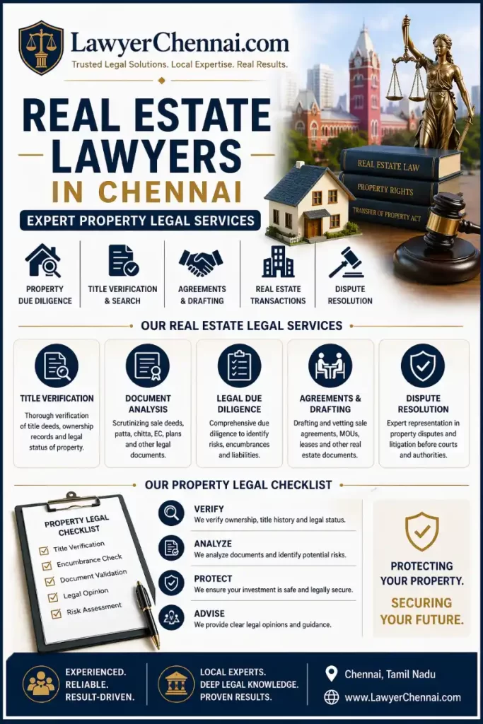 Real Estate Lawyers in Chennai: Expert Property Legal Services