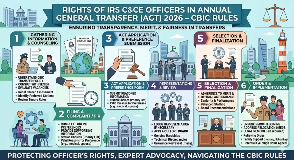 Rights of IRS C&CE Officers in Annual General Transfer (AGT) 2026 – CBIC Rules