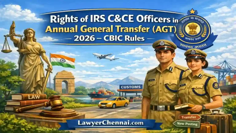 Rights of IRS C&CE Officers in Annual General Transfer (AGT) 2026 – CBIC Rules