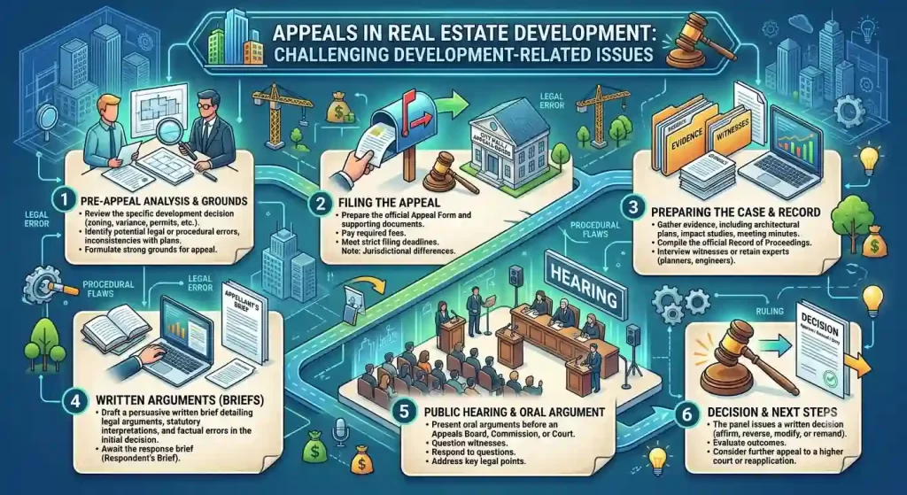 Appeals in Real Estate Development: Challenging development-related issues