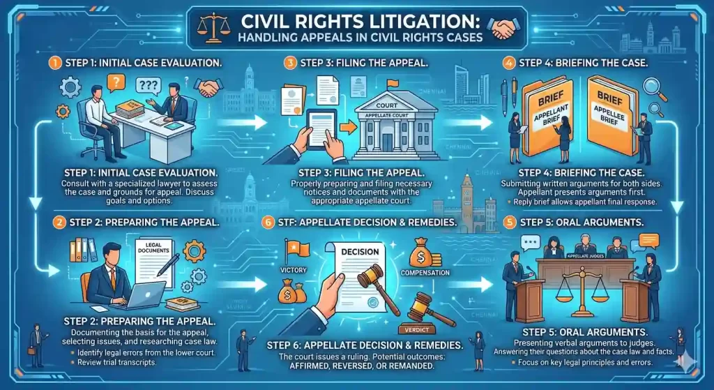 Civil Rights Litigation: Handling appeals in civil rights cases