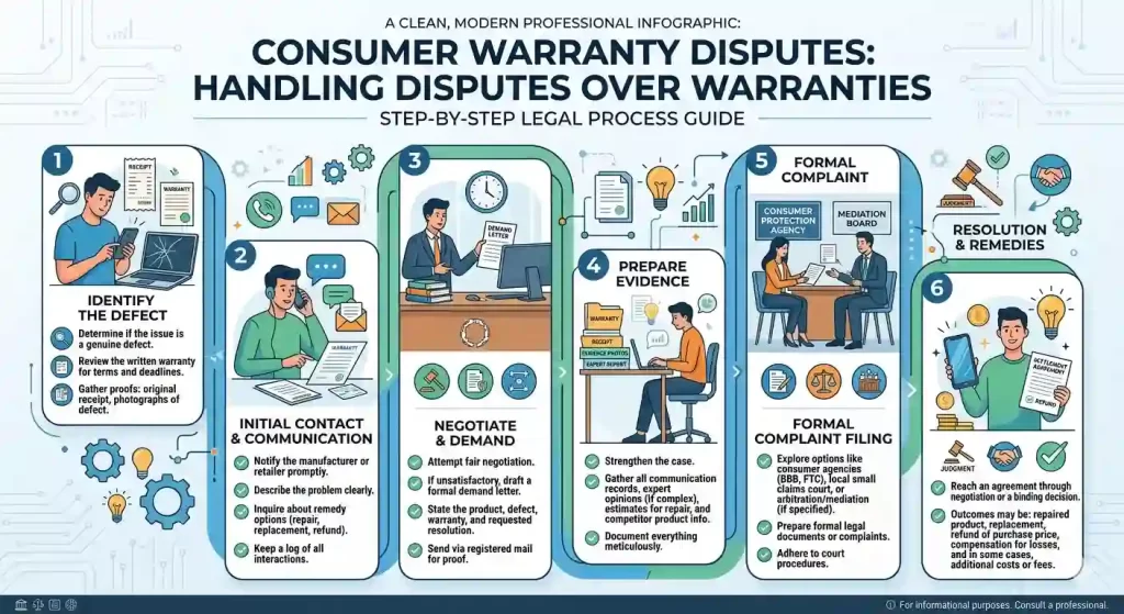 Consumer Warranty Disputes: Handling disputes over warranties
