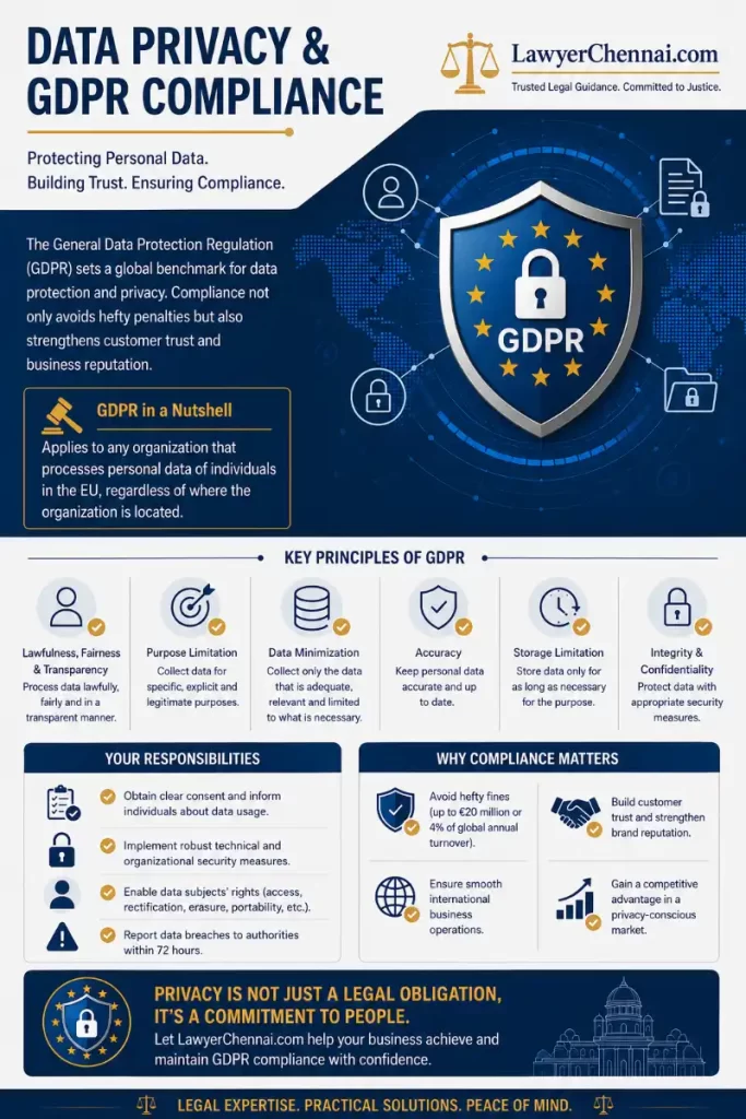 Infographic Data Privacy & GDPR Compliance