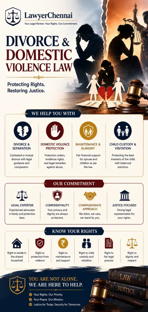 Matrimonial Attorneys for Domestic Violence and Divorce Cases in Chennai