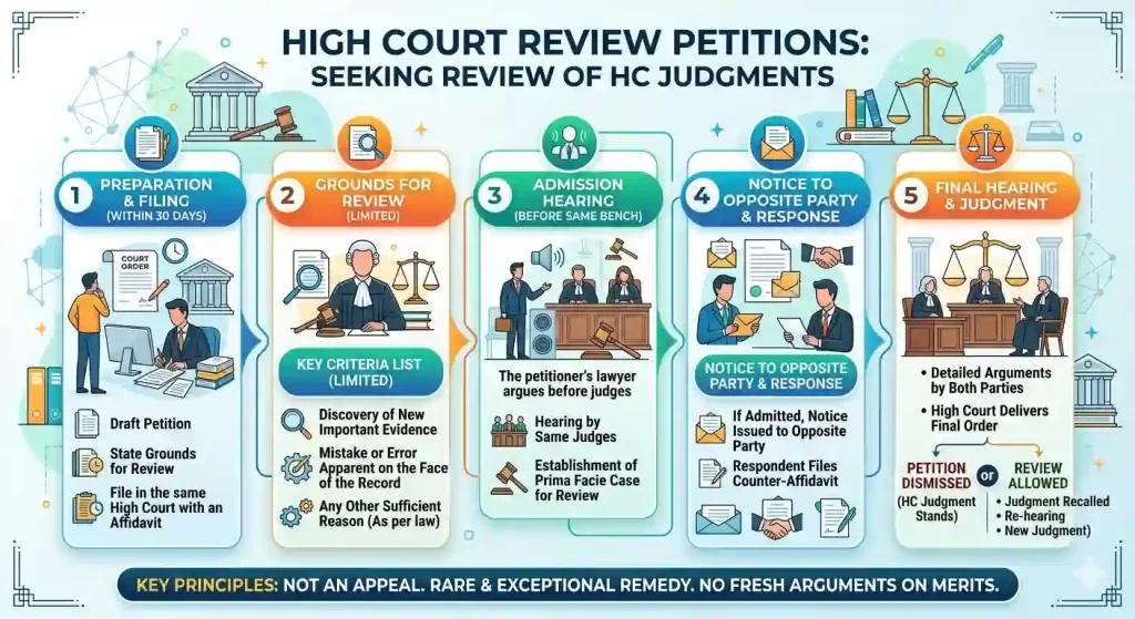 High Court Review Petitions: Seeking review of HC judgments