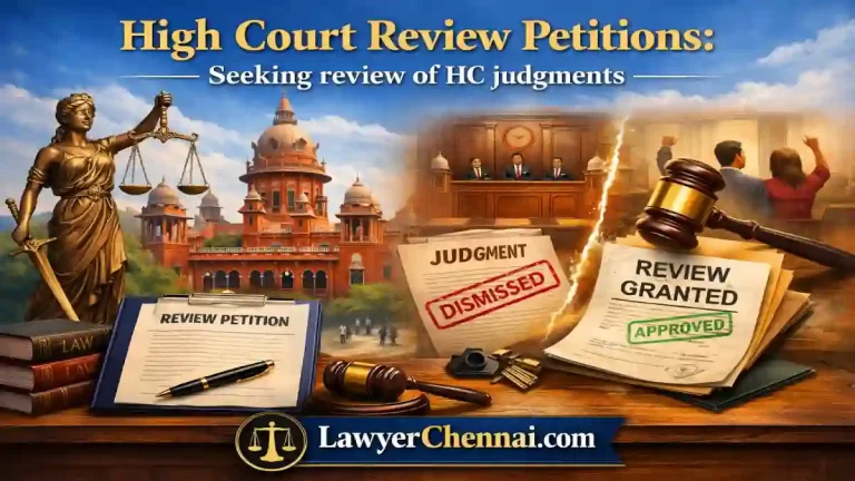 High Court Review Petitions: Seeking review of HC judgments