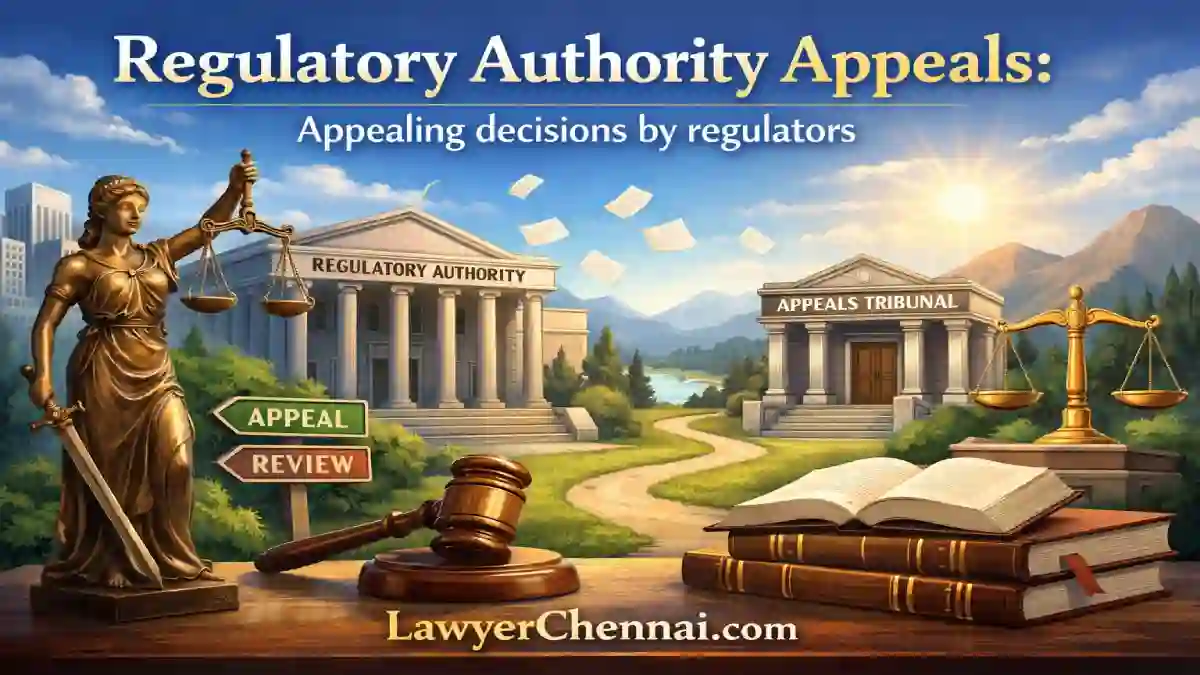 Regulatory Authority Appeals: Appealing decisions by regulators