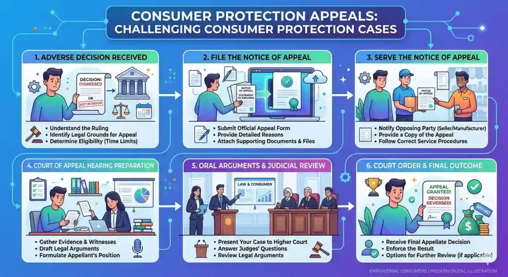 Consumer Protection Appeals: Challenging consumer protection cases