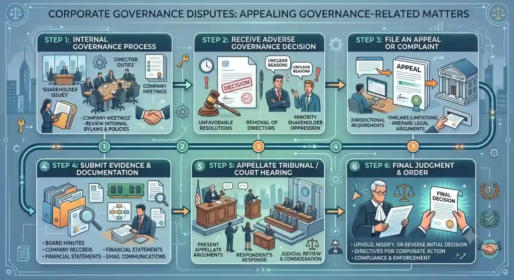 Corporate Governance Disputes: Appealing governance-related matters