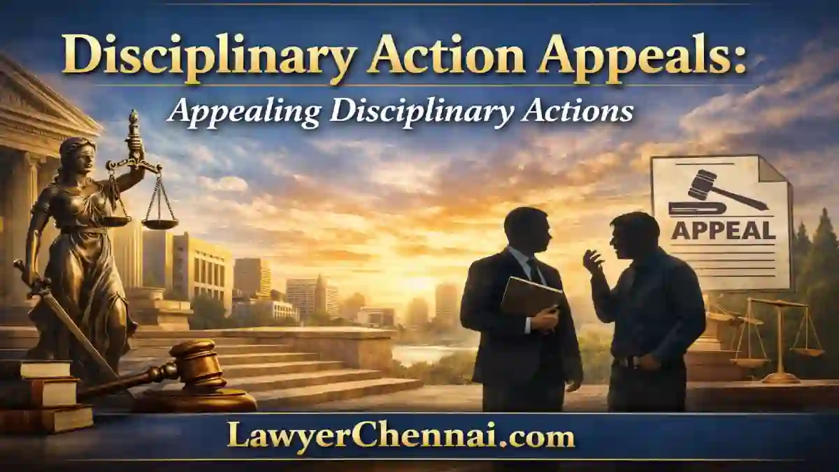 Disciplinary Action Appeals: Appealing disciplinary actions