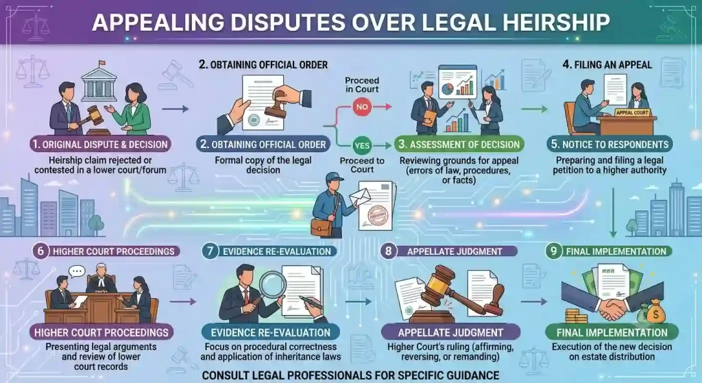 Legal Heirship Disputes: Appealing disputes over heirship