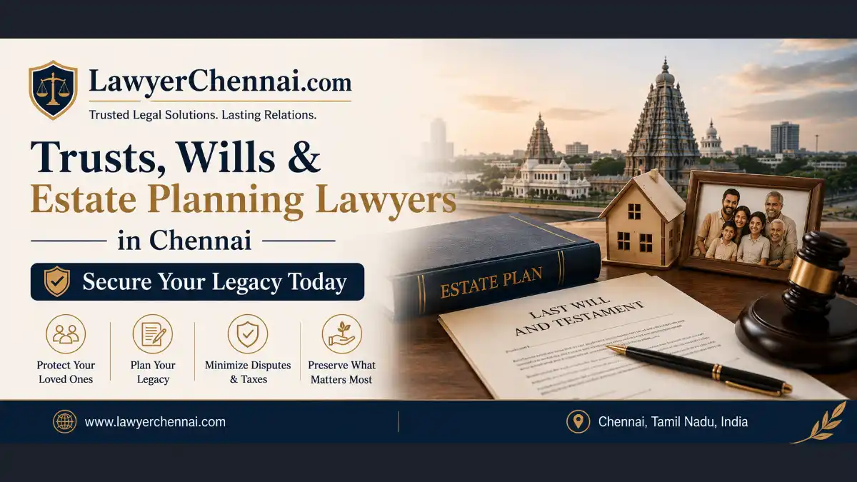 Trusts, Wills & Estate Planning Lawyers in Chennai – Secure Your Legacy Today