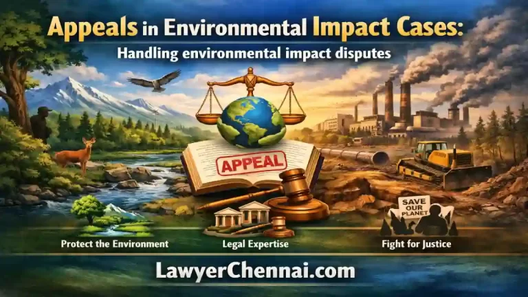 Appeals in Environmental Impact Cases: Handling environmental impact disputes