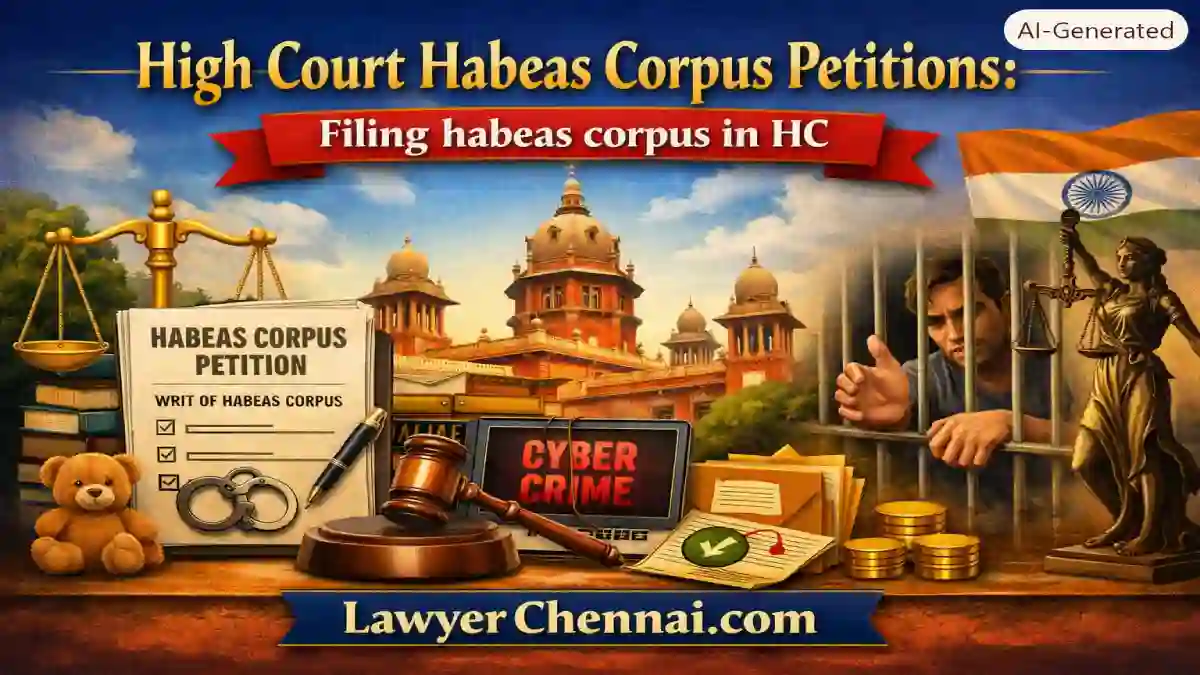 High Court Habeas Corpus Petitions: Filing habeas corpus in HC
