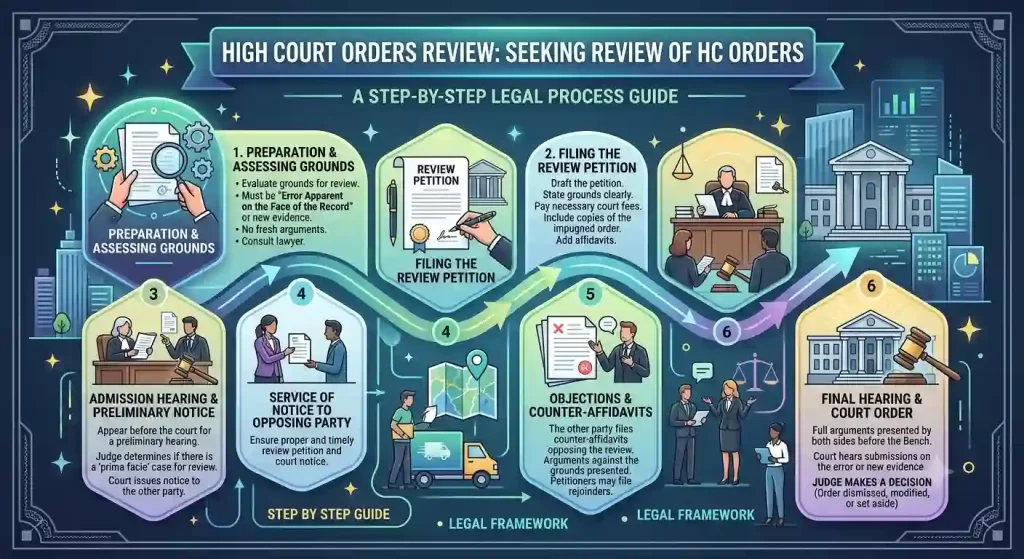 High Court Orders Review: Seeking review of HC orders